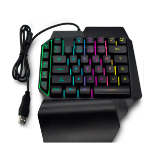 Teclado Gamer Luz RGB Iluminado Led USB