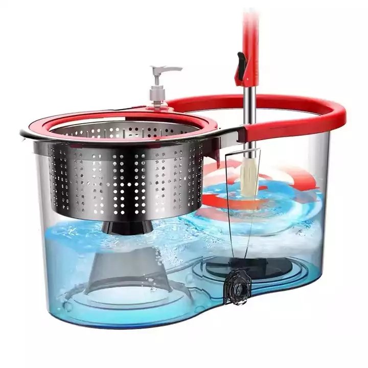 Trapeador Spin Mop Cubeta Centrifugador - Imagen 4
