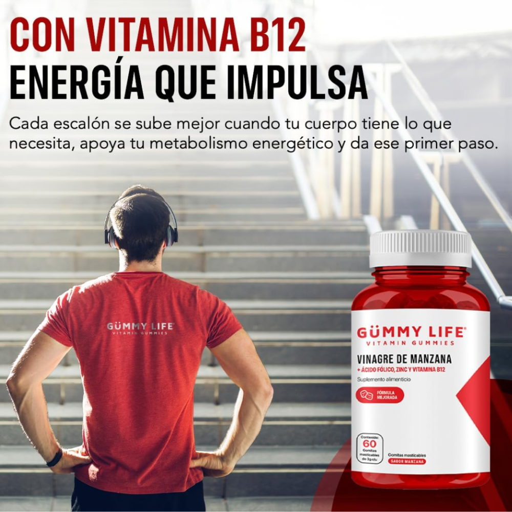 Suplemento Gummy Life Vinagre de Manzana - Imagen 3