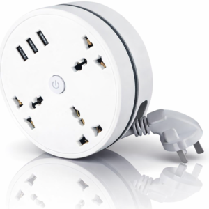 Multitoma Eléctrica Retractil